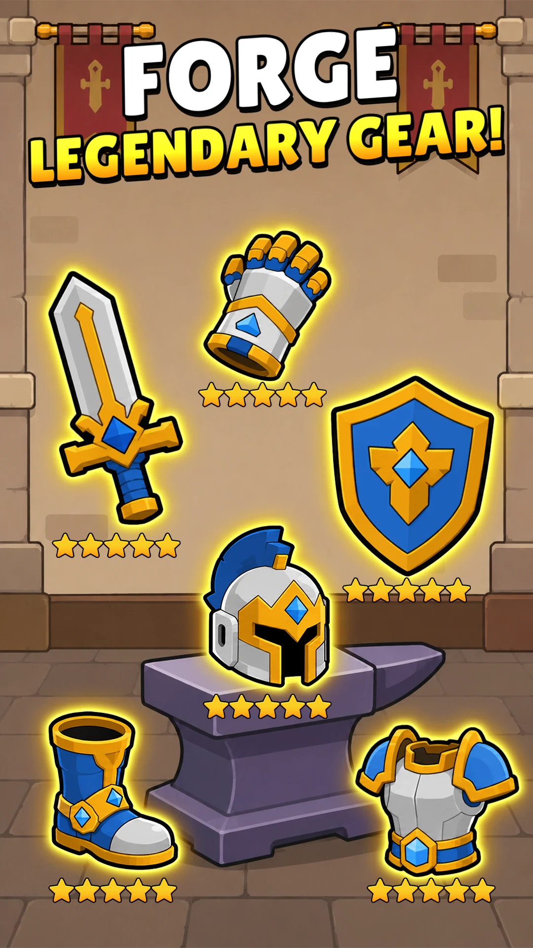 Auto Forge: Idle RPG Craft screenshot